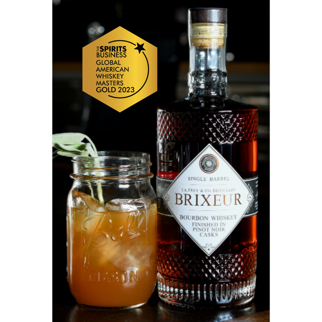 Bourbon Whiskey Finished in Pinot Noir Casks – Brixeur Spirits, Oregon