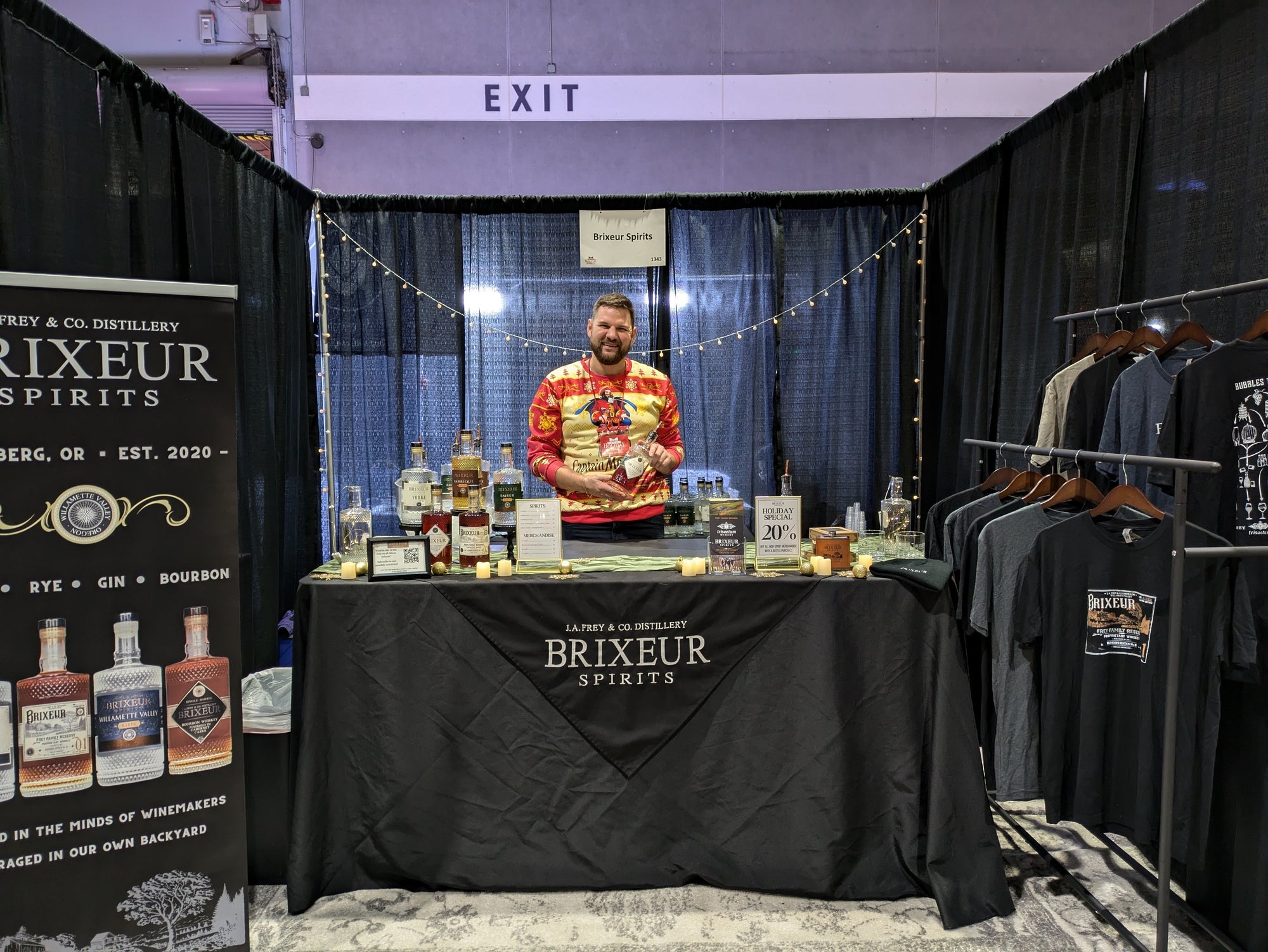 Brixeur Spirits at the Portland Holiday Market