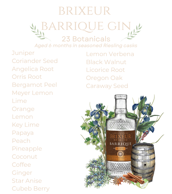 Barrique Gin – Brixeur Spirits, Oregon