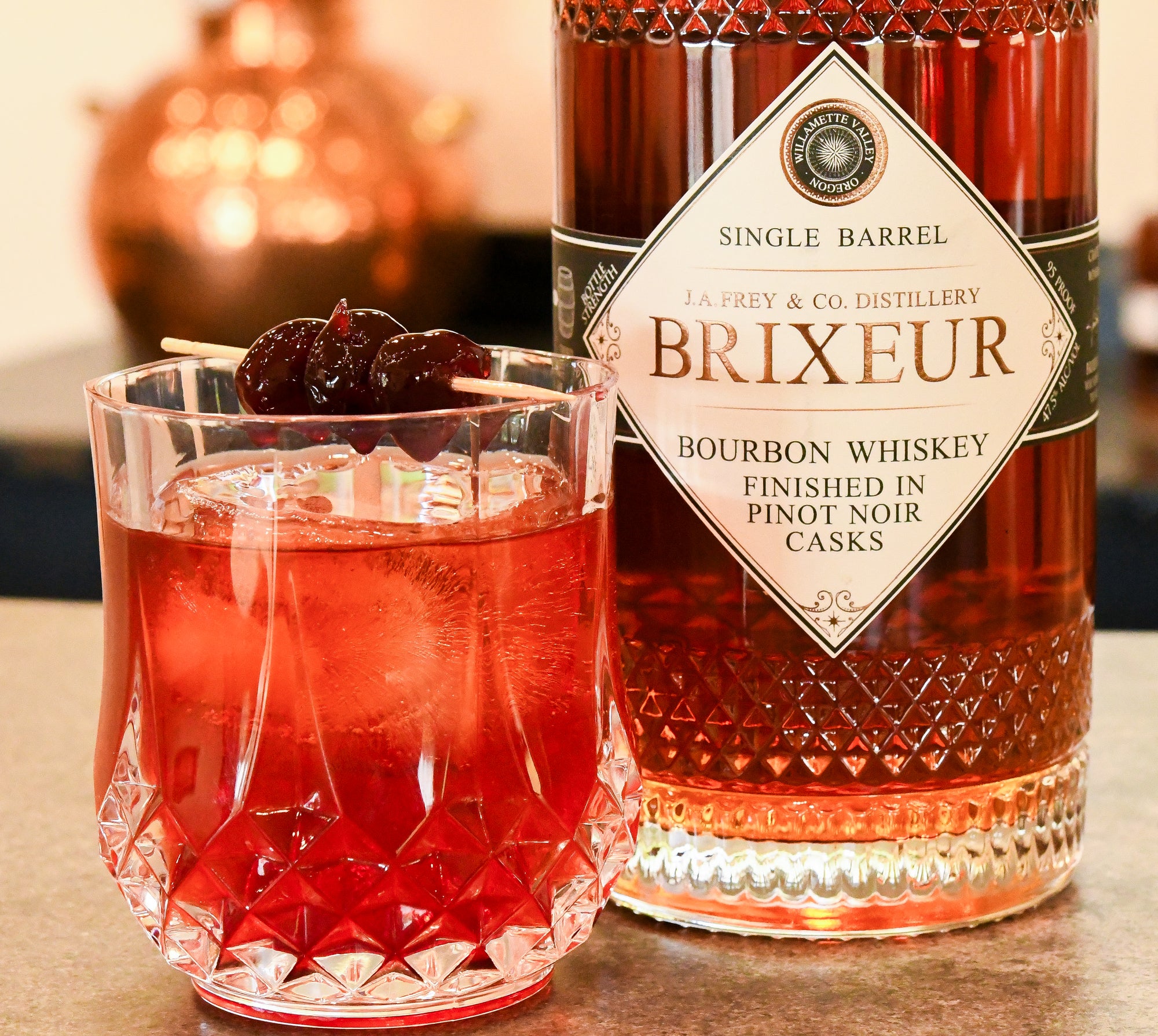 Bourbon Whiskey Finished in Pinot Noir Casks