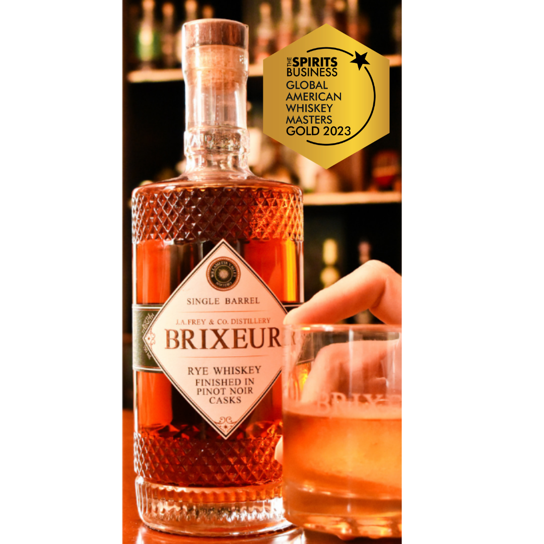 Oregon Rye Rye Whiskey Finished in Pinot Noir Casks – Brixeur Spirits, Oregon