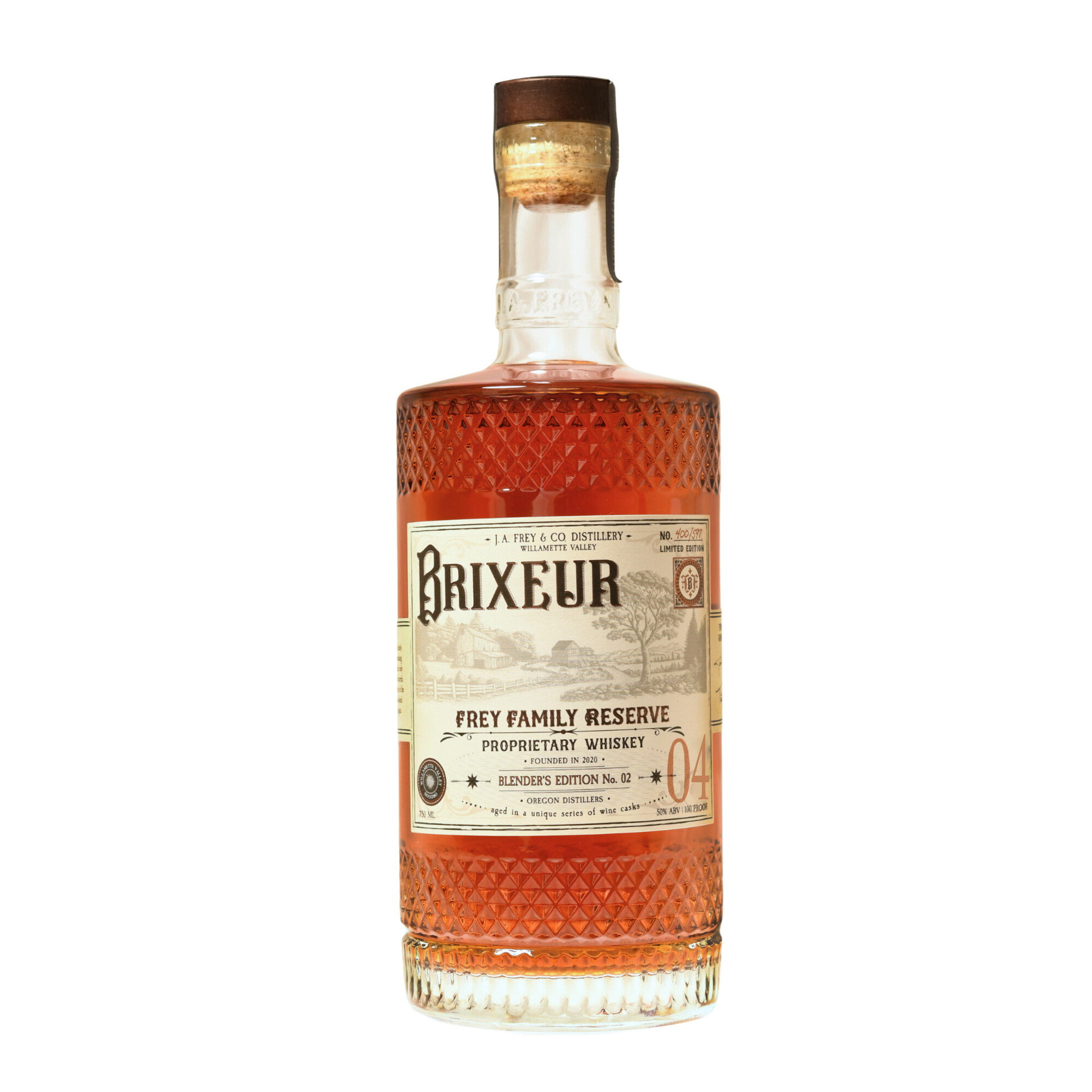 Frey Family Reserve, Proprietary Whiskey – Brixeur Spirits, Oregon Frey Family Reserve, Proprietary Whiskey – Brixeur Spirits, Oregon